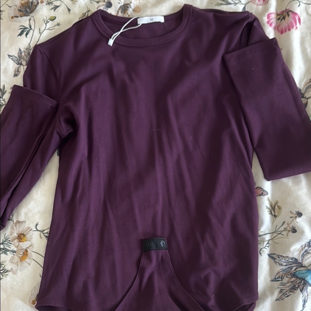 Plum Long Sleeve Bodysuit